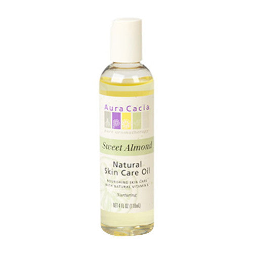 Aura Cacia Natural Pure Skin Care Oil, Sweet Almond - 16 Oz
